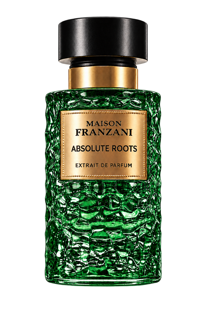 MAISON FRANZANI EARTH Absolute Roots Extrait de Parfum – grüner Flakon