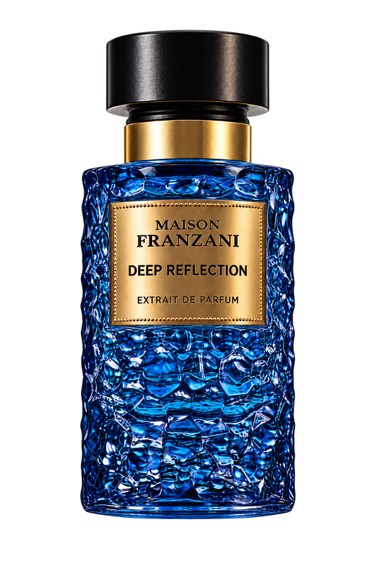 MAISON FRANZANI WATER Deep Reflection Extrait de Parfum – blauer Flakon
